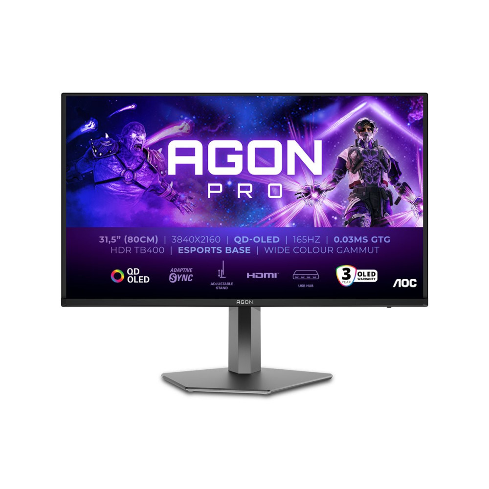 Produktbild för AOC AGON PRO AG326UD - OLED-monitor - 32" - HDR