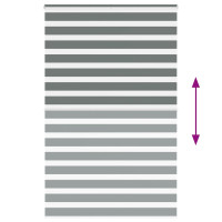 Produktbild för Rullgardin zebra mörkgrå 145x200 cm tyg bredd 140,9cm polyester