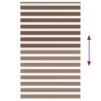 Produktbild för Rullgardin zebra brun 150x200 cm tyg bredd 145,9 cm polyester