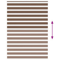 Produktbild för Rullgardin zebra brun 155x200 cm tyg bredd 150,9 cm polyester