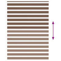 Produktbild för Rullgardin zebra brun 160x200 cm tyg bredd 155,9 cm polyester