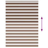 Produktbild för Rullgardin zebra brun 155x230 cm tyg bredd 150,9 cm polyester