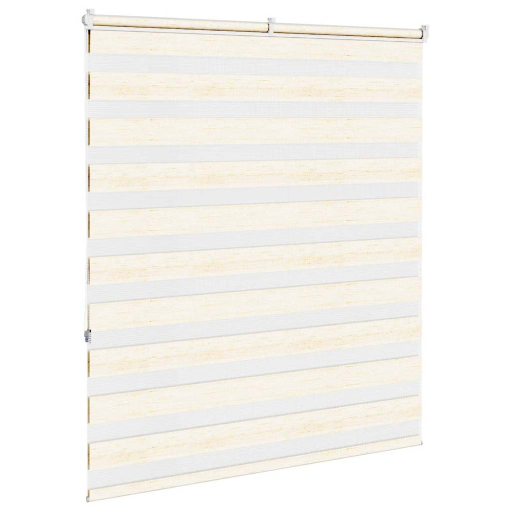 Produktbild för Rullgardin zebra 120x150 cm tyg bredd 115,9 cm polyester