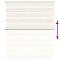 Produktbild för Rullgardin zebra 120x150 cm tyg bredd 115,9 cm polyester