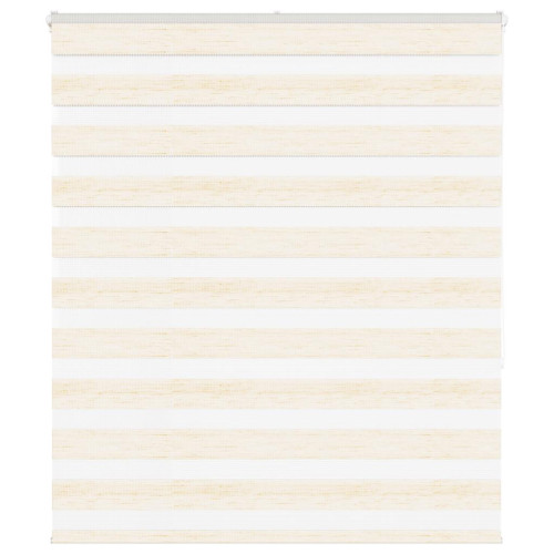 vidaXL Rullgardin zebra 125x150 cm tyg bredd 120,9 cm polyester