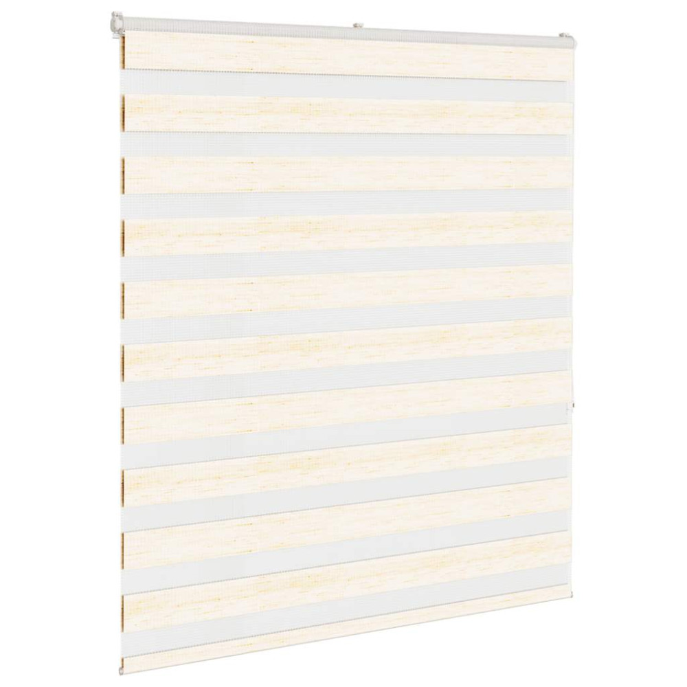 Produktbild för Rullgardin zebra 125x150 cm tyg bredd 120,9 cm polyester