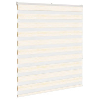 Produktbild för Rullgardin zebra 125x150 cm tyg bredd 120,9 cm polyester