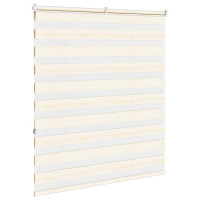 Produktbild för Rullgardin zebra 125x150 cm tyg bredd 120,9 cm polyester