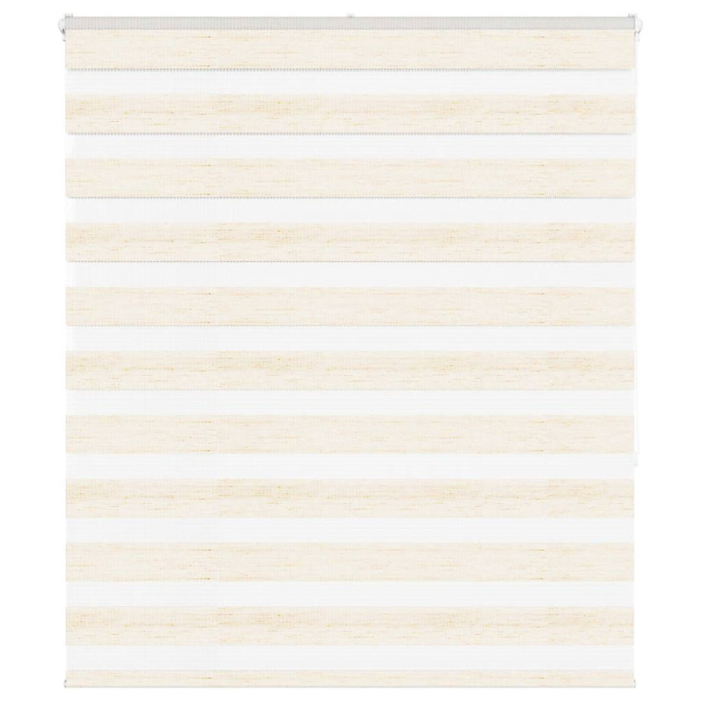 Produktbild för Rullgardin zebra 135x150 cm tyg bredd 130,9 cm polyester