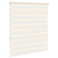 Produktbild för Rullgardin zebra 135x150 cm tyg bredd 130,9 cm polyester