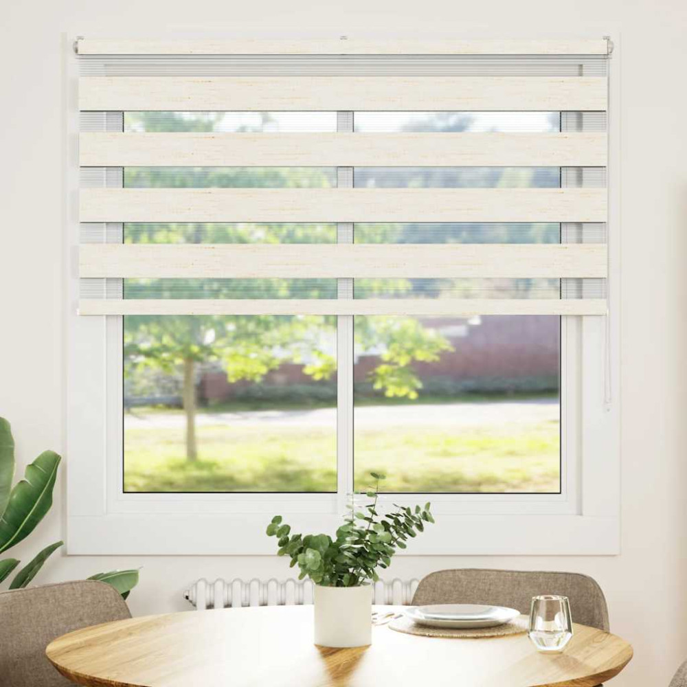 Produktbild för Rullgardin zebra 145x150 cm tyg bredd 140,9 cm polyester