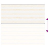 Produktbild för Rullgardin zebra 155x150 cm tyg bredd 150,9 cm polyester