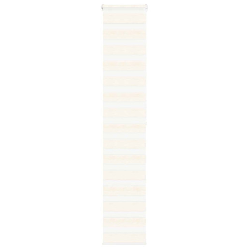 vidaXL Rullgardin zebra 40x200 cm tyg bredd 35,9 cm polyester
