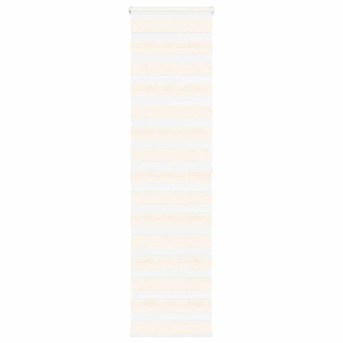 vidaXL Rullgardin zebra 55x200 cm tyg bredd 50,9 cm polyester