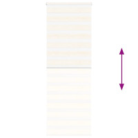 Produktbild för Rullgardin zebra 85x200 cm tyg bredd 80,9 cm polyester
