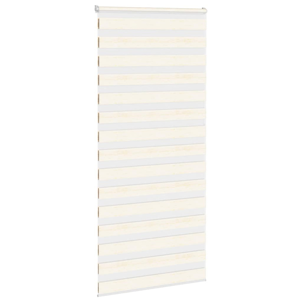 Produktbild för Rullgardin zebra 105x200 cm tyg bredd 100,9 cm polyester
