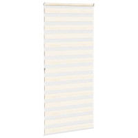 Produktbild för Rullgardin zebra 105x200 cm tyg bredd 100,9 cm polyester