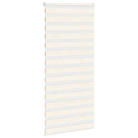 Produktbild för Rullgardin zebra 110x200 cm tyg bredd 105,9 cm polyester