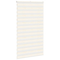 Produktbild för Rullgardin zebra 120x200 cm tyg bredd 115,9 cm polyester