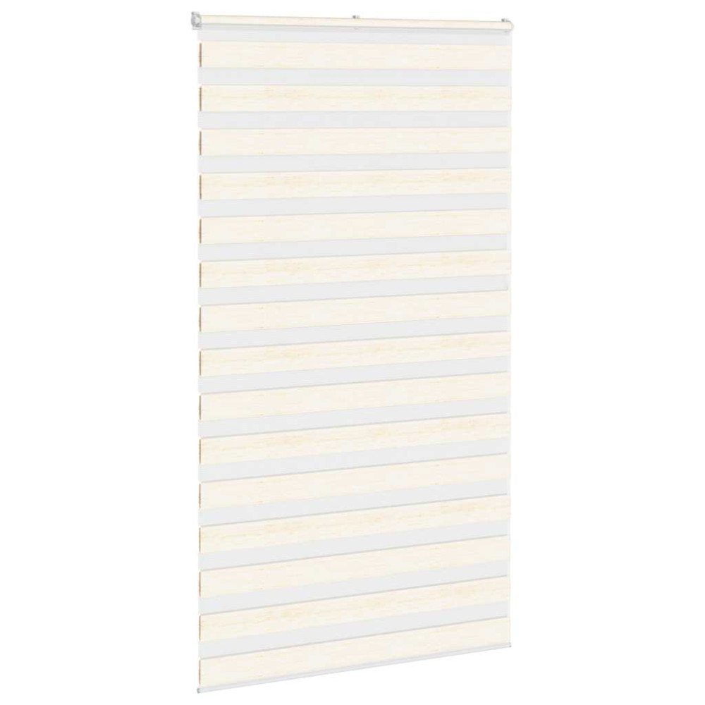 Produktbild för Rullgardin zebra 125x200 cm tyg bredd 120,9 cm polyester