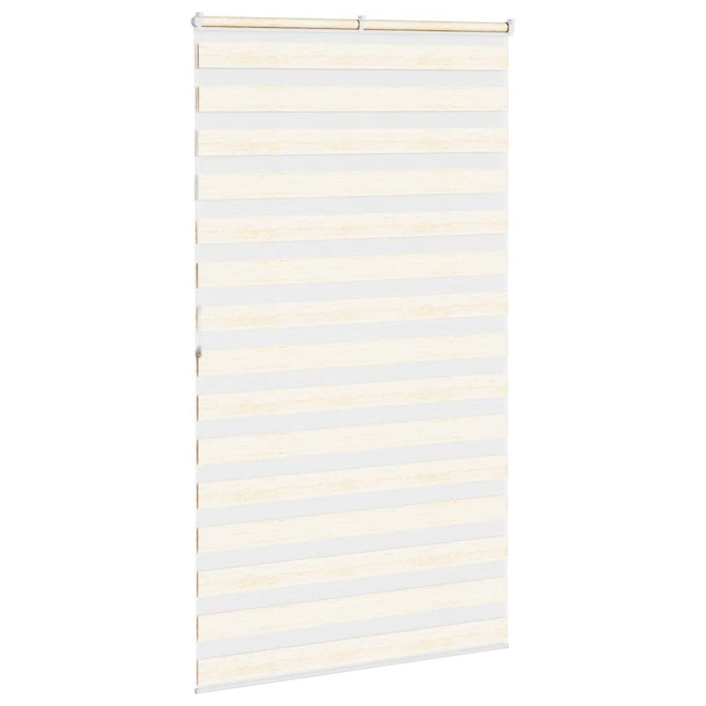 Produktbild för Rullgardin zebra 125x200 cm tyg bredd 120,9 cm polyester