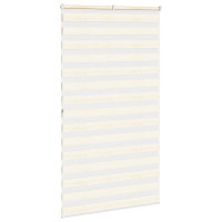 Produktbild för Rullgardin zebra 125x200 cm tyg bredd 120,9 cm polyester