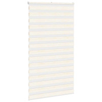 Produktbild för Rullgardin zebra 130x200 cm tyg bredd 125,9 cm polyester
