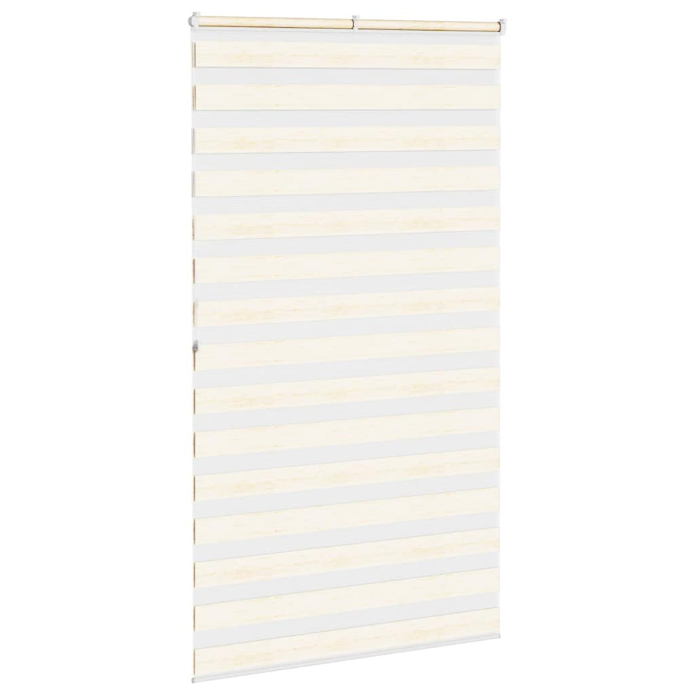 Produktbild för Rullgardin zebra 130x200 cm tyg bredd 125,9 cm polyester