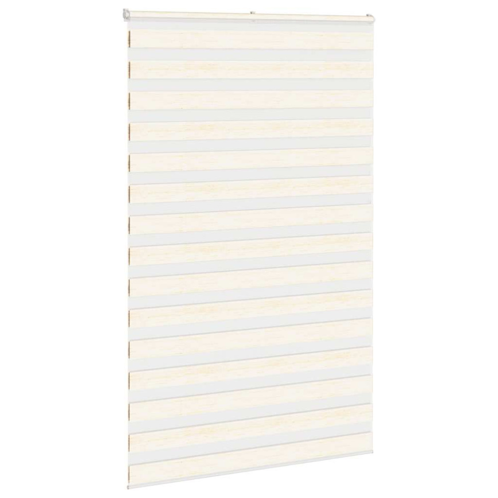 Produktbild för Rullgardin zebra 140x200 cm tyg bredd 135,9 cm polyester