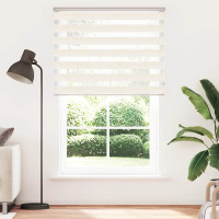 Produktbild för Rullgardin zebra 145x200 cm tyg bredd 140,9 cm polyester