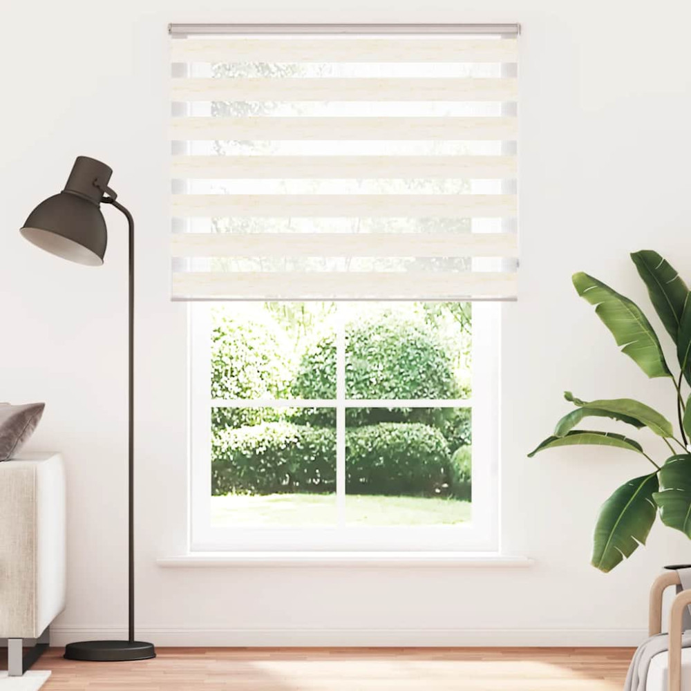 Produktbild för Rullgardin zebra 150x200 cm tyg bredd 145,9 cm polyester