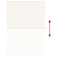 Produktbild för Rullgardin zebra 160x200 cm tyg bredd 155,9 cm polyester