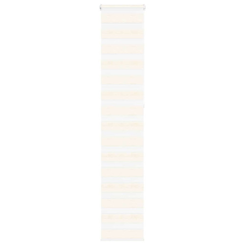 vidaXL Rullgardin zebra 45x230 cm tyg bredd 40,9 cm polyester