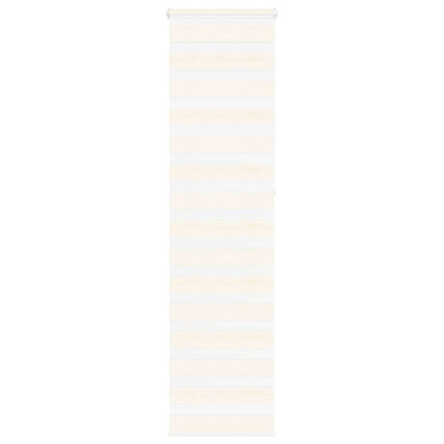vidaXL Rullgardin zebra 55x230 cm tyg bredd 50,9 cm polyester