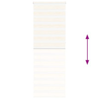 Produktbild för Rullgardin zebra 70x230 cm tyg bredd 65,9 cm polyester