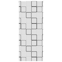 Produktbild för Rullgardin för dusch 100x240 cm tyg bredd 96 cm