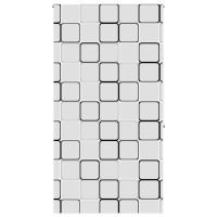 Produktbild för Rullgardin för dusch 120x240 cm tyg bredd 116 cm
