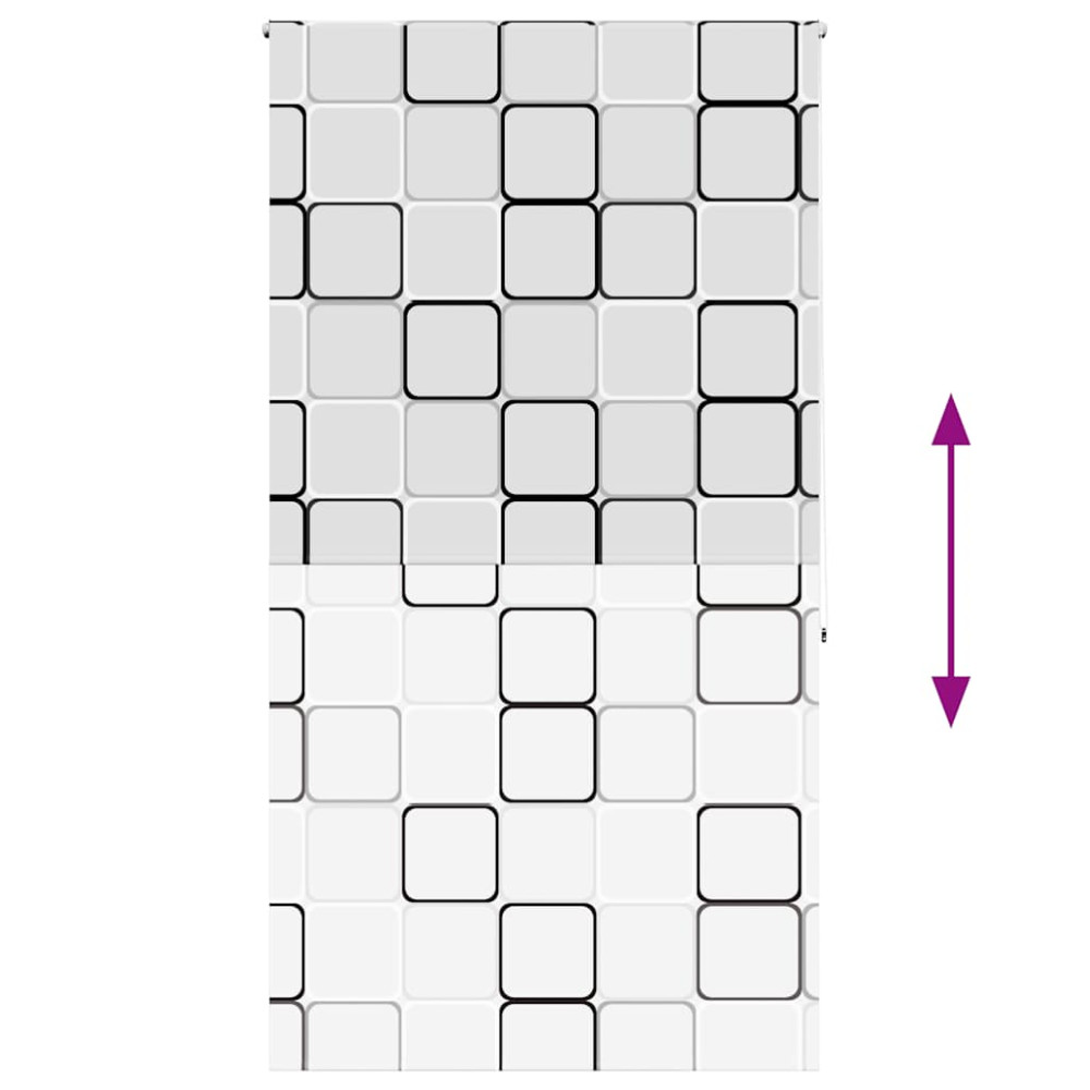 Produktbild för Rullgardin för dusch 120x240 cm tyg bredd 116 cm
