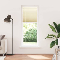 Produktbild för Plisserad persienn cremefärgad 80x200 cm tyg bredd 79,4 cm