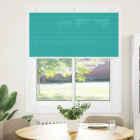 Produktbild för Plisserad persienn bensingrön 115x100 cm tyg bredd 114,4cm