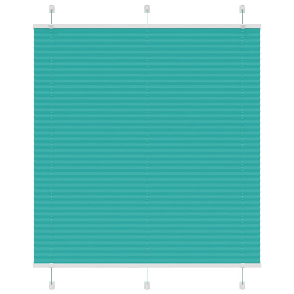 Produktbild för Plisserad persienn bensingrön 120x100 cm tyg bredd 119,4cm