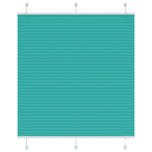 vidaXL Plisserad persienn bensingrön 120x100 cm tyg bredd 119,4cm