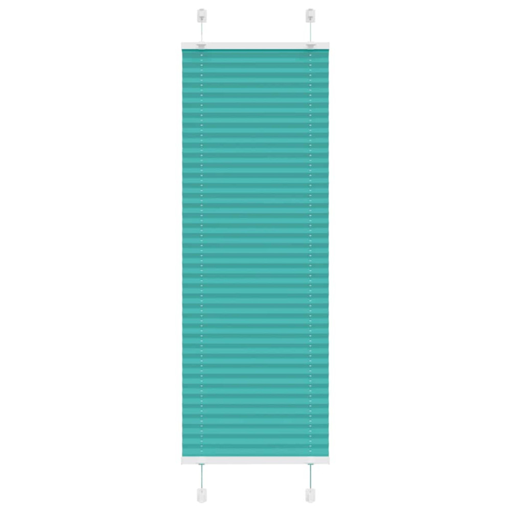 Produktbild för Plisserad persienn bensingrön 40x150 cm tyg bredd 39,4 cm