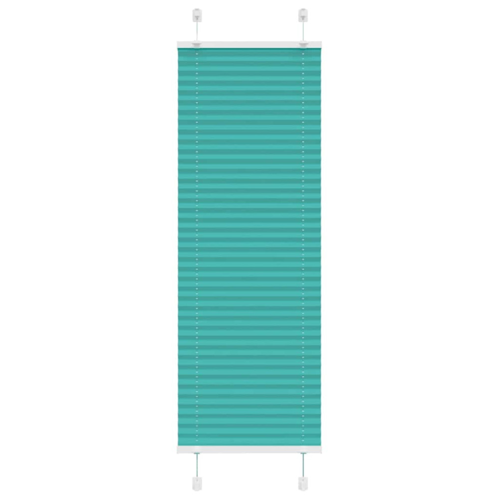 Produktbild för Plisserad persienn bensingrön 45x150cm tyg bredd 44,4cm