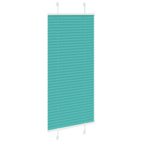 Produktbild för Plisserad persienn bensingrön 60x150cm tyg bredd 59,4cm