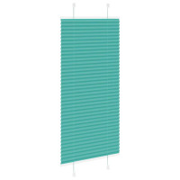 Produktbild för Plisserad persienn bensingrön 60x150cm tyg bredd 59,4cm