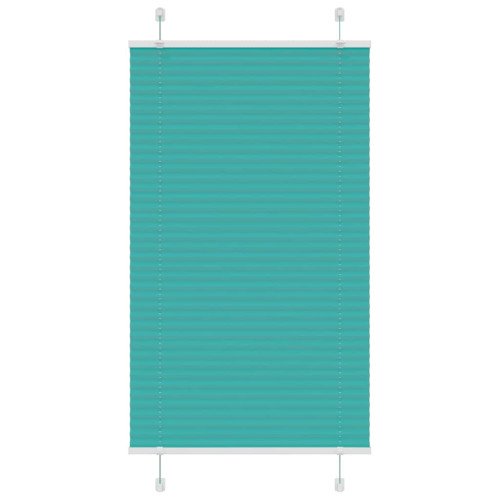 vidaXL Plisserad persienn bensingrön 70x150 cm tyg bredd 69,4 cm