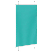 Produktbild för Plisserad persienn bensingrön 75x150 cm tyg bredd 74,4cm