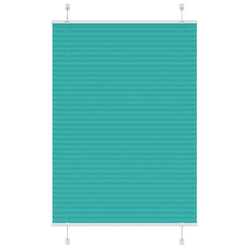 vidaXL Plisserad persienn bensingrön 85x150 cm tyg bredd 84,4cm