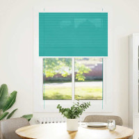 Produktbild för Plisserad persienn bensingrön 100x150 cm tyg bredd 99,4 cm